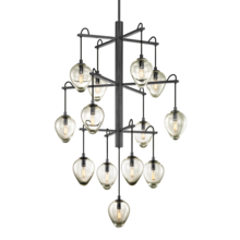  F6208-GRA/BCR - Brixton Chandelier