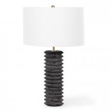  13-1586 - Regina Andrew Noir Column Travertine Lamp