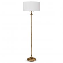  14-1015 - Regina Andrew Clove Stem Floor Lamp (Antique Gol
