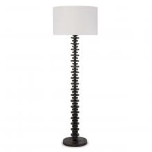  14-1020EB - Regina Andrew Fishbone Floor Lamp (Ebony)