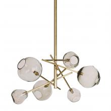  16-1089NB - Regina Andrew Molten Chandelier With Smoke Glass