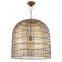  16-1294BRS - Regina Andrew Fresco Metal Pendant (Brass)