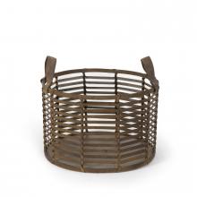  20-1517 - Regina Andrew Finn Leather Basket Small