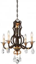  N6454-652 - 4 LIGHT MINI CHANDELIER