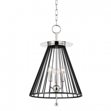  1014-PN/BK - 3 LIGHT PENDANT