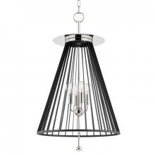  1018-PN/BK - 4 LIGHT PENDANT