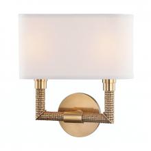  1022-AGB - 2 LIGHT WALL SCONCE
