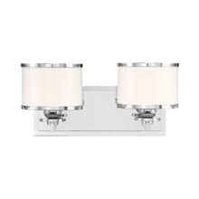  6102-PN - 2 LIGHT BATH BRACKET