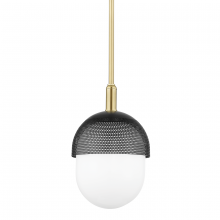  6109-AGB/BK - 1 LIGHT SMALL PENDANT