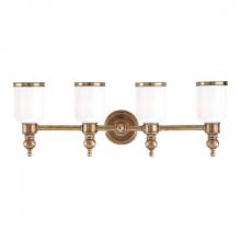 Hudson Valley 6304-AGB - 4 LIGHT BATH BRACKET