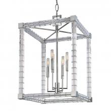  7118-PN - 6 LIGHT CHANDELIER