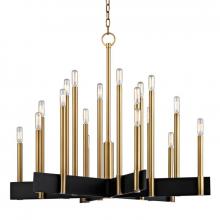  8834-AGB - 18 LIGHT CHANDELIER