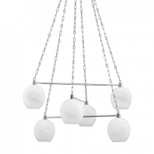  9138-PN - 6 LIGHT CHANDELIER