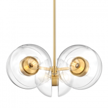  9439-AGB - 6 LIGHT CHANDELIER