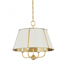  MDS120-AGB/OW - 4 LIGHT CHANDELIER