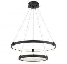  L7-7120-50-89 - Mayer LED Chandelier in Matte Black