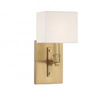  L9-8550-1-322 - Collins 1-Light Wall Sconce in Warm Brass