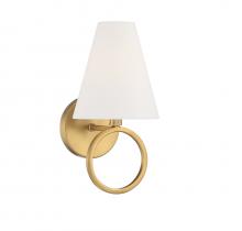  V6-L9-9150-1-322 - Compton 1-Light Wall Sconce in Warm Brass