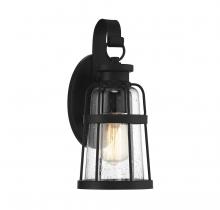  V6-L5-2940-BK - Quinton 1-Light Small Outdoor Wall Lantern in Matte Black
