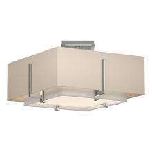  126507-SKT-85-SF1205-SA1605 - Exos Square Small Double Shade Semi-Flush