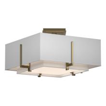 Hubbardton Forge 126507-SKT-86-SF1205-SJ1605 - Exos Square Small Double Shade Semi-Flush