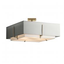  126513-SKT-84-SF2012-SJ2401 - Exos Square Large Double Shade Semi-Flush