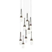  131100-SKT-LONG-07-YJ0434 - Link 9-Light Blown Glass Pendant