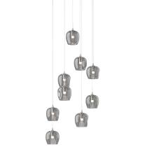  131103-SKT-LONG-85-YL0709 - Ume 9-Light Pendant