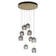  131103-SKT-STND-86-YL0709 - Ume 9-Light Pendant