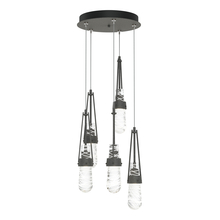  131120-SKT-STND-20-YJ0434 - Link 5-Light Blown Glass Pendant