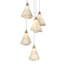  131122-SKT-LONG-86-SH1987 - Mobius 5-Light Pendant