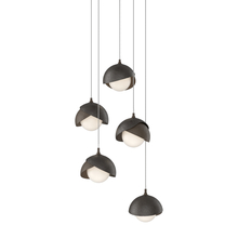  131125-SKT-LONG-05-14-GG0711 - Brooklyn 5-Light Double Shade Pendant