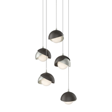  131125-SKT-LONG-85-14-GG0711 - Brooklyn 5-Light Double Shade Pendant