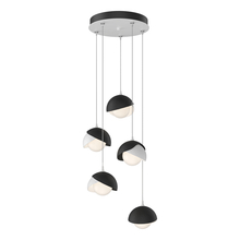  131125-SKT-STND-02-10-GG0711 - Brooklyn 5-Light Double Shade Pendant