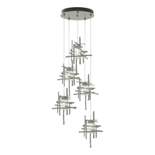  131126-SKT-STND-85-II0728 - Tura 5-Light Seeded Glass Pendant