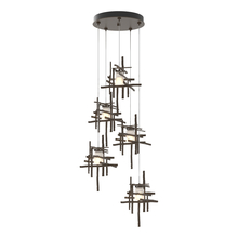 Hubbardton Forge 131128-SKT-STND-05-YC0305 - Tura 5-Light Frosted Glass Pendant