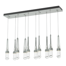  131207-SKT-STND-82-ZM0434 - Link 10-Light Clear Glass Pendant