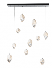 Hubbardton Forge 131145-SKT-STND-02-WP0756 - Chrysalis 10-Light Mixed Crystal Pendant