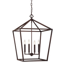 Millennium 3254-RBZ - 4-Light Pendant light Rubbed Bronze