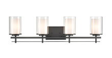  5504-MB - Huderson 4-Light Vanity Matte Black