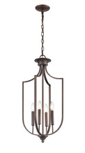  9836-RBZ - 4-Light Pendant light Rubbed Bronze