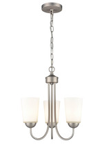  9803-SN - Ivey Lake 3-Light Chandelier Ceiling Light Satin Nickel