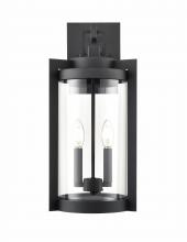  91522-TBK - Ellway 2-Light Outdoor Wall Sconce Textured Black