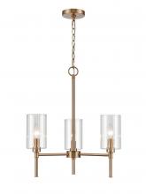  9913-MG - Chastine 3-Light Chandelier Ceiling Light Modern Gold