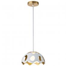  PD7369W-10 - Pebbles 10" Mini Pendant in White