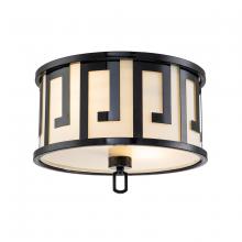  GN/LEMURIA/F-BLK - Leumria Flush Mount in Laquered Black