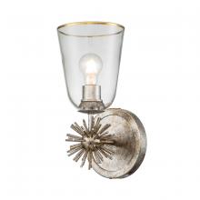  SC00957S-1 - Staring 1 Light Sconce in Silver Leaf