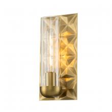  SC10503AGB-1 - Alpha 1 Light Sconce in Aged Brass