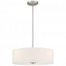  64065LEDDLP-BS/WH - LED Pendant or Semi-Flush