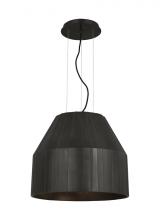  CDPD17827PZ - The Bling X-Large 1-Light Damp Rated Integrated Dimmable LED Ceiling Pendant in Plated Dark Bronze